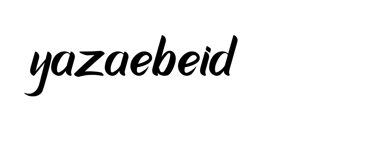 Signature of yazaebeid