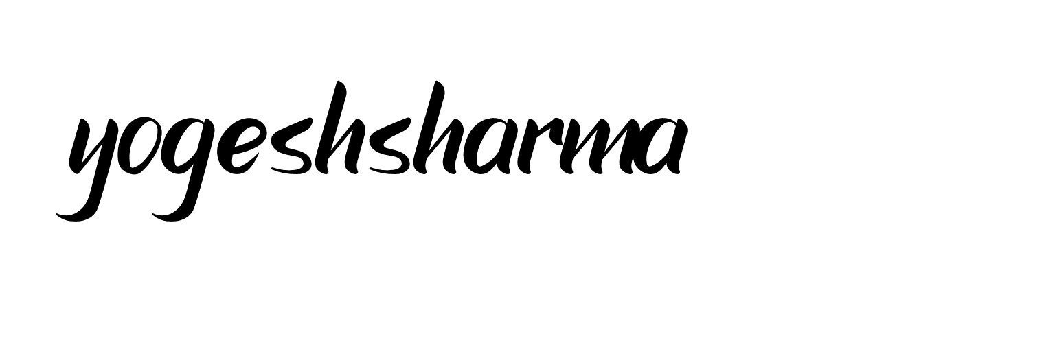 Signature of yogeshsharma