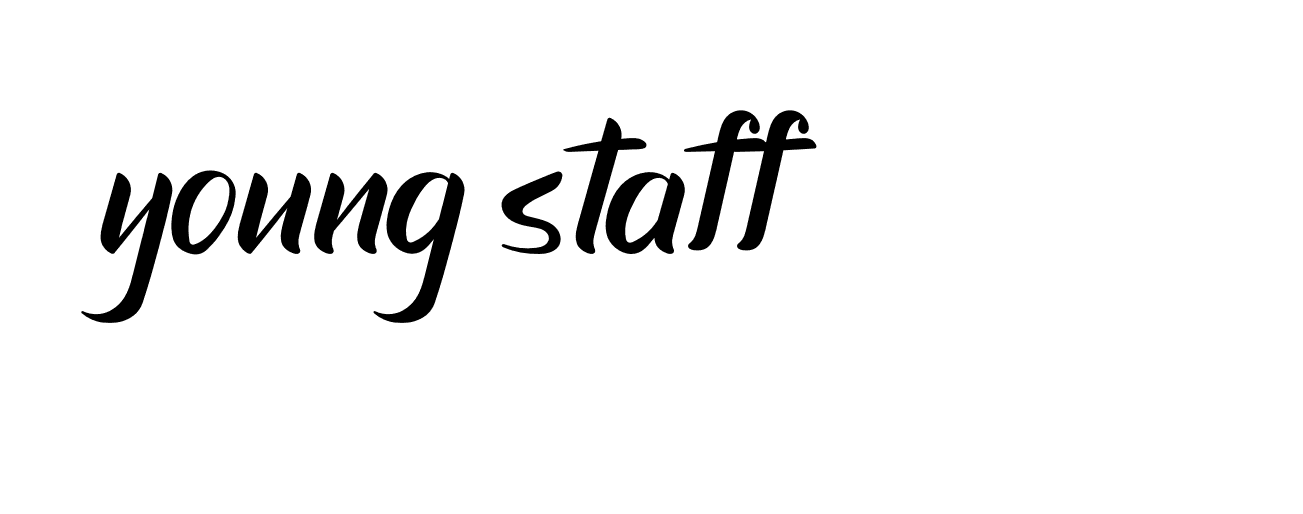 Signature of young-staff