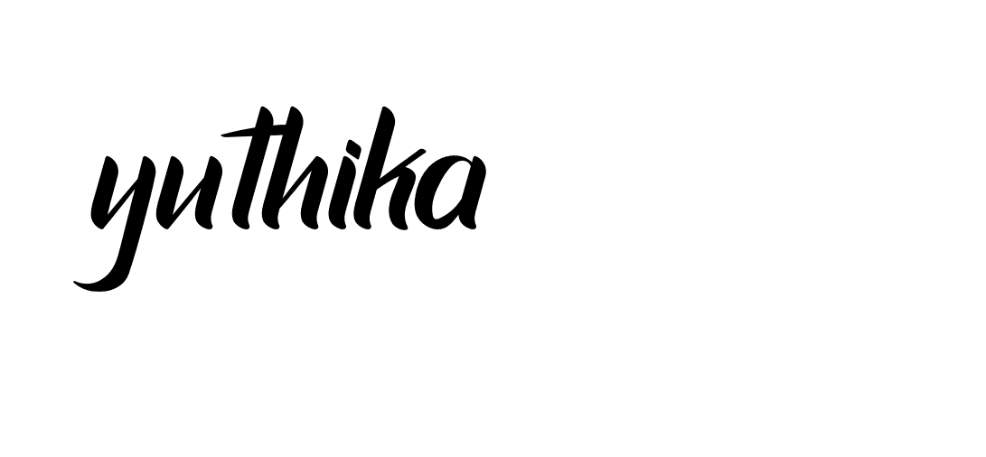 Signature of yuthika-