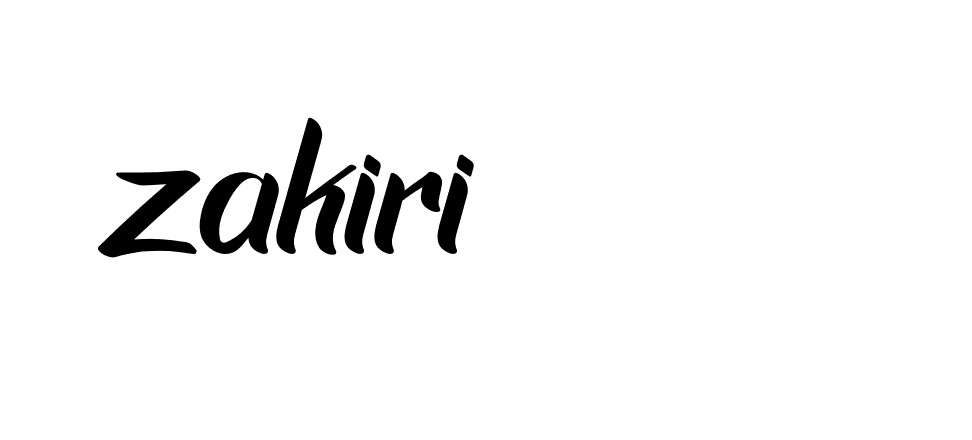 Signature of zakiri