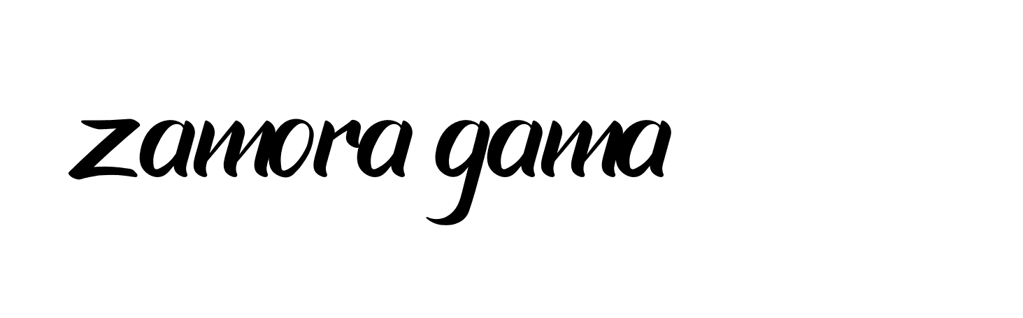 Signature of zamora-gama