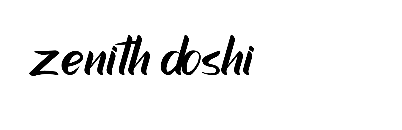 Signature of zenith-doshi