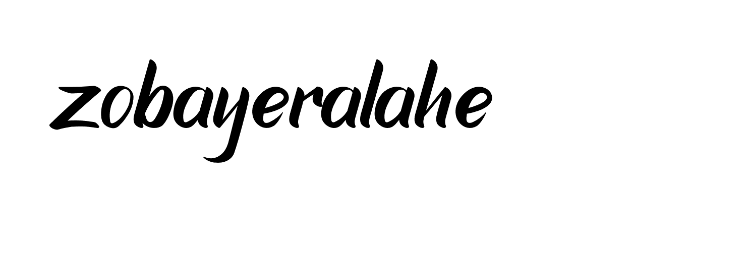 Signature of zobayeralahe