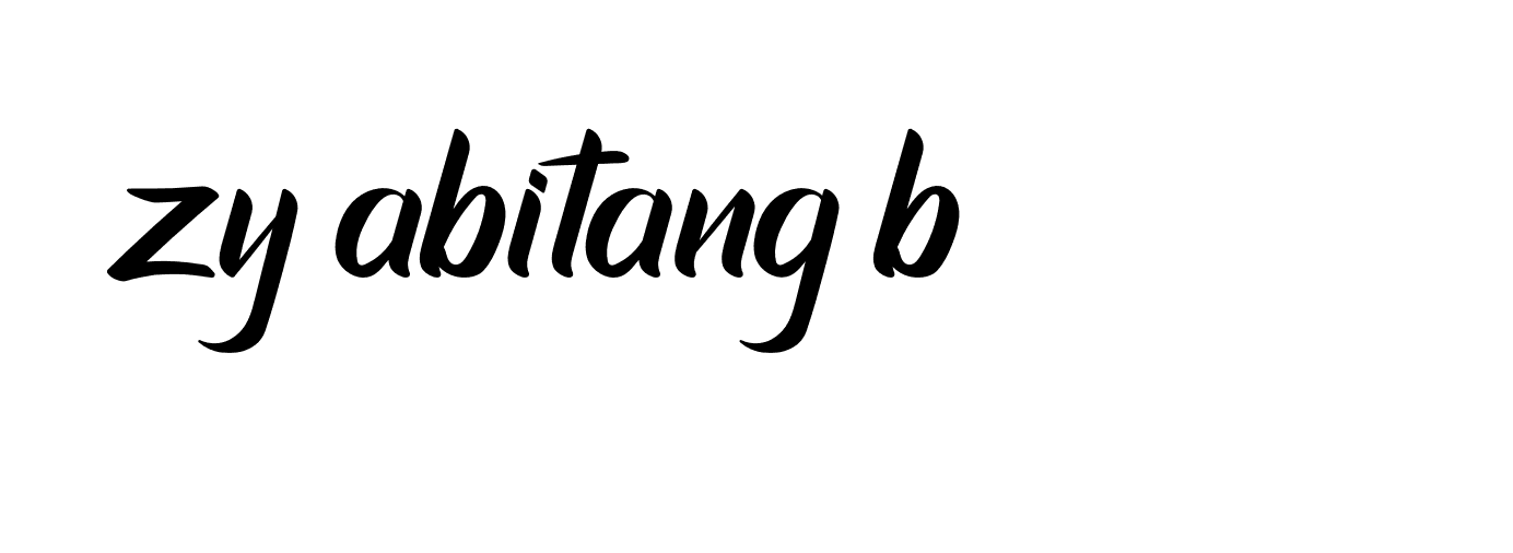 Signature of zy-abitang-b