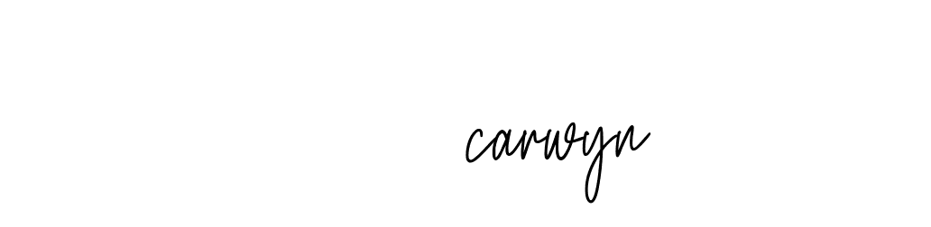 Signature of -----------carwyn