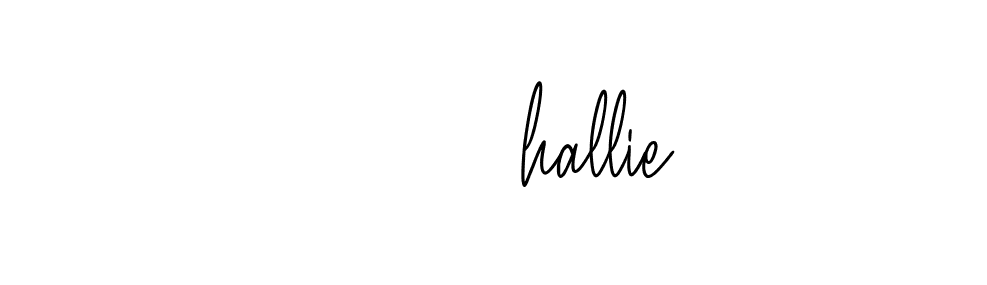 Signature of -----------hallie