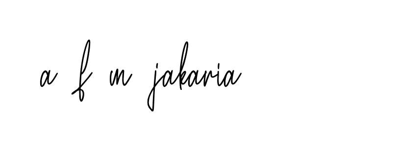 Signature of a-f-m-jakaria