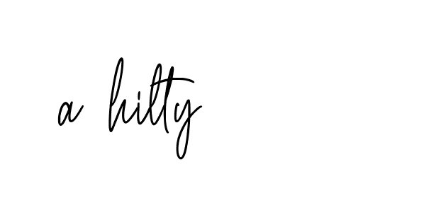 Signature of a-hilty