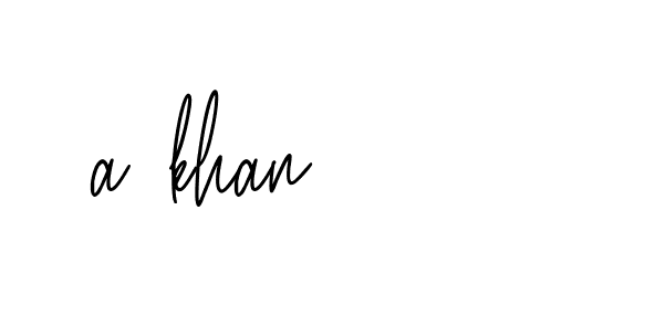 Signature of a-khan