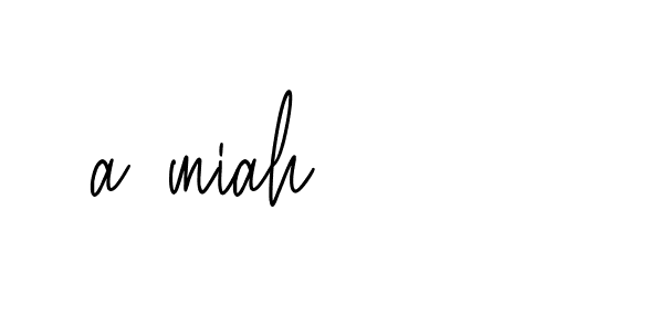 Signature of a-miah