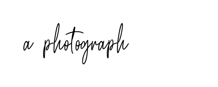 Signature of a-photograph