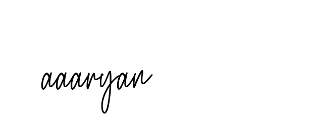 Signature of aaaryan