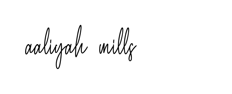 Signature of aaliyah-mills