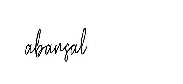 Signature of abansal