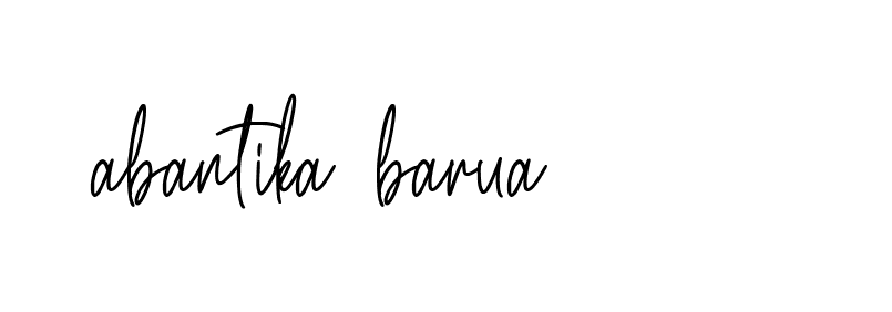 Signature of abantika-barua