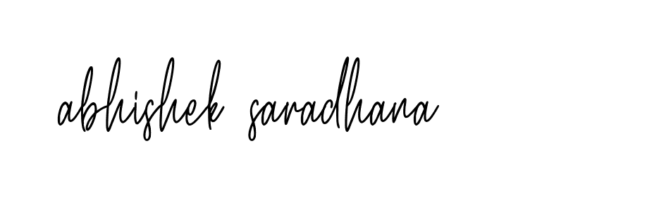 Signature of abhishek-saradhana