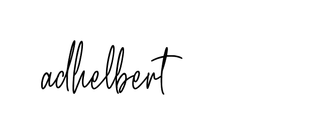 Signature of adhelbert