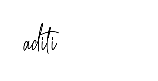 Signature of aditi-