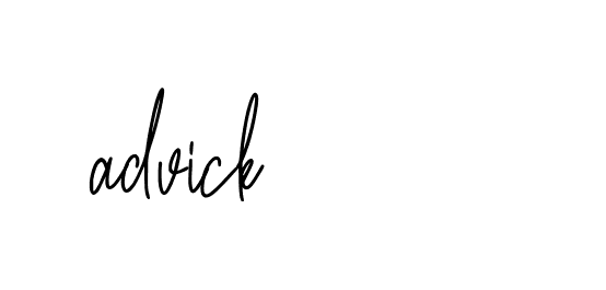 Signature of advick