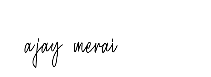 Signature of ajay-merai