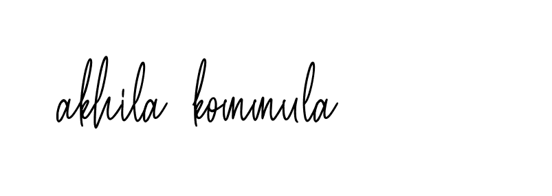 Signature of akhila-kommula