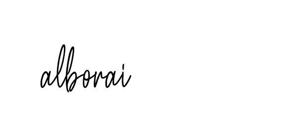 Signature of alborai