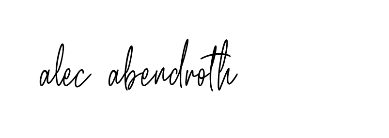 Signature of alec-abendroth