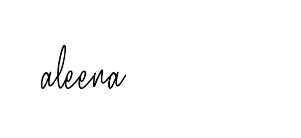 Signature of aleena-