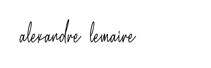 Signature of alexandre-lemaire