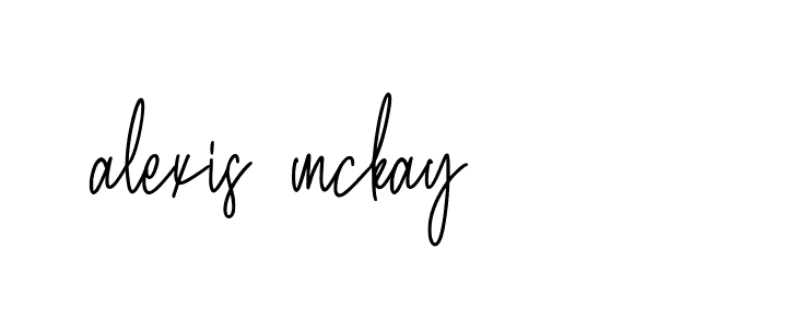 Signature of alexis-mckay