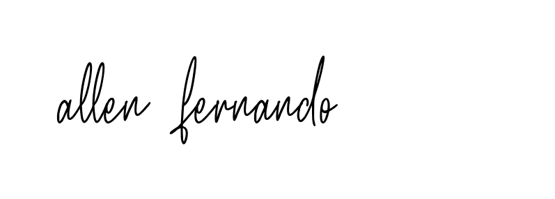 Signature of allen-fernando