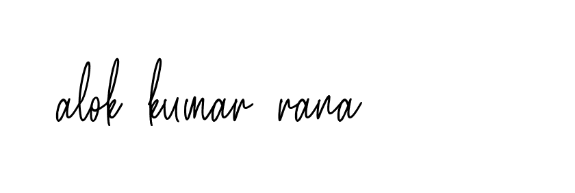 Signature of alok-kumar-rana