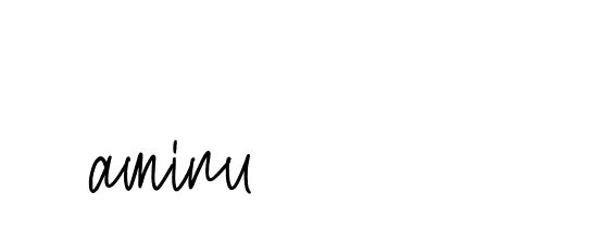 Signature of aminu