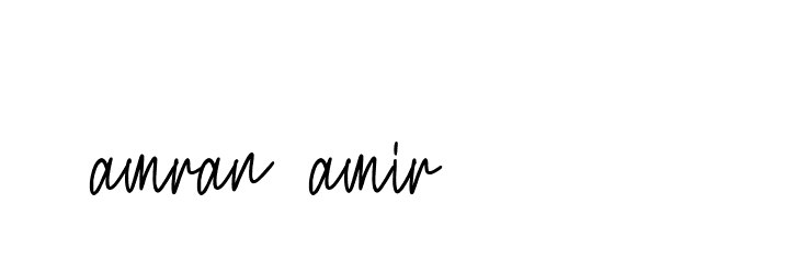 Signature of amran-amir