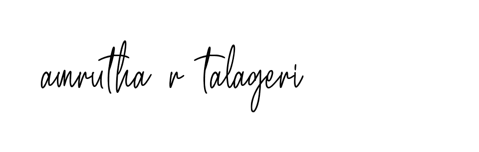 Signature of amrutha-r-talageri-