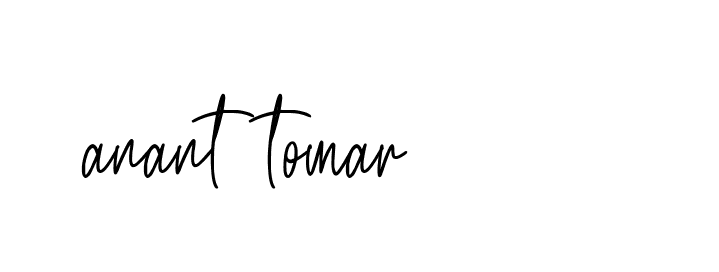 Signature of anant-tomar