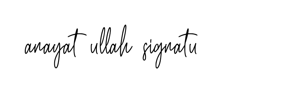 Signature of anayat-ullah-signatu