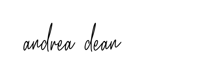 Signature of andrea-dean