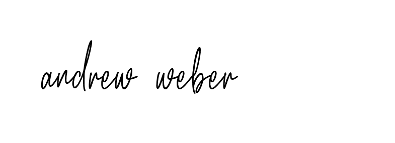 Signature of andrew-weber