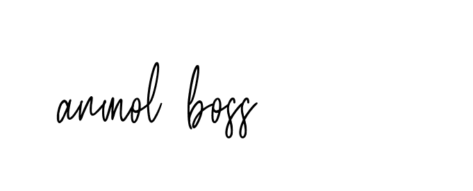 Signature of anmol-boss