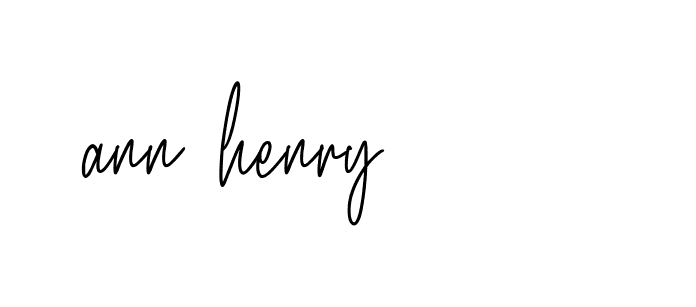 Signature of ann-henry