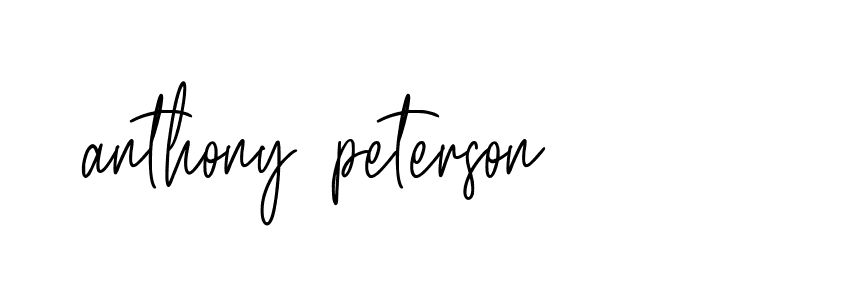 Signature of anthony-peterson