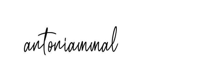 Signature of antoniammal