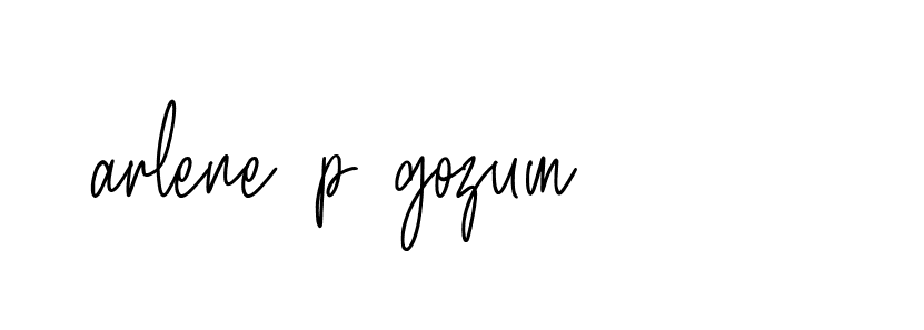 Signature of arlene-p-gozum