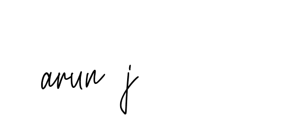 Signature of arun-j