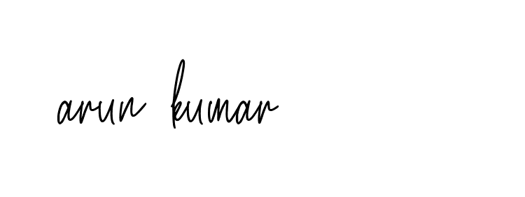 Signature of arun-kumar-