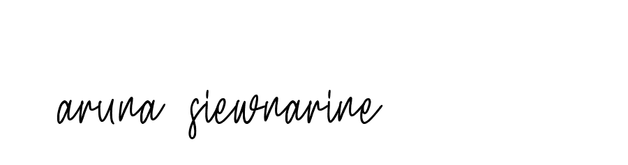 Signature of aruna-siewnarine-