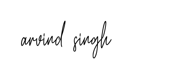 Signature of arvind-singh