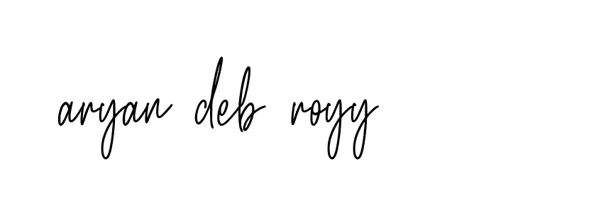 Signature of aryan-deb-royy